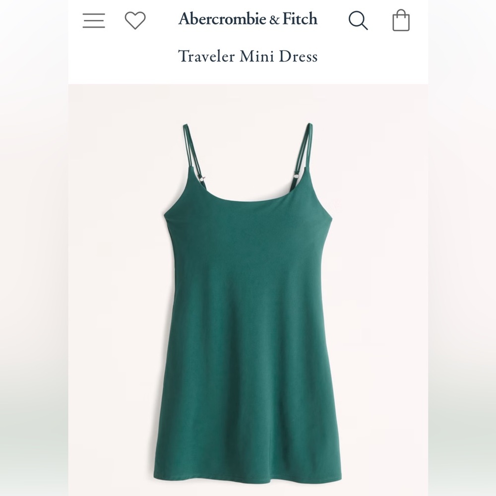 Abercrombie Traveler Mini Dress in green